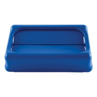 Image sur Couvercle basculant bleu Rubbermaid