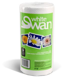 Image sur 01122 - Rouleau d'essuie-tout White Swan - 2 plis